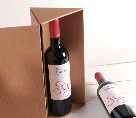 Boîte à Vins Originale. Avec une forme Triangulaire!