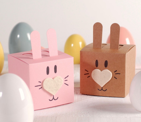 Square Box in the shape of a Bunny, How Original!