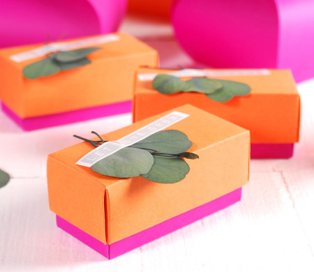 Bunte Geschenkbox | Verpackung für Feiern