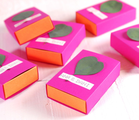 Little box for wedding favours Little box for wedding favours