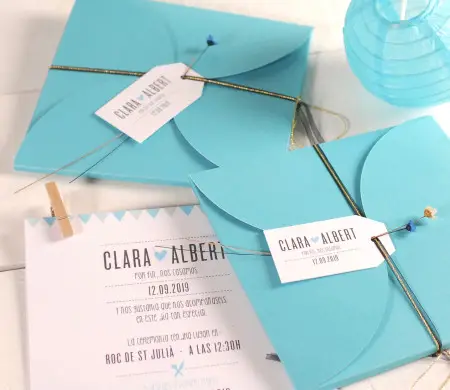 Invitaciones Originales para Bodas. ¡Cajita en Varios Colores!