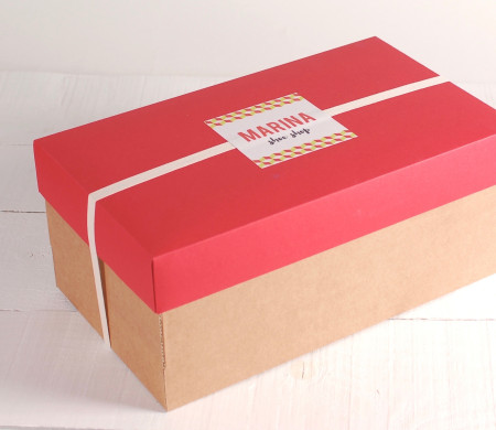 Decorated Shoe Box