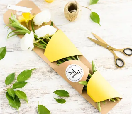 Caja para regalar flores