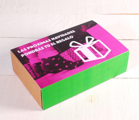 Caja para envíos con faja personalizable Caja para envíos con faja personalizable