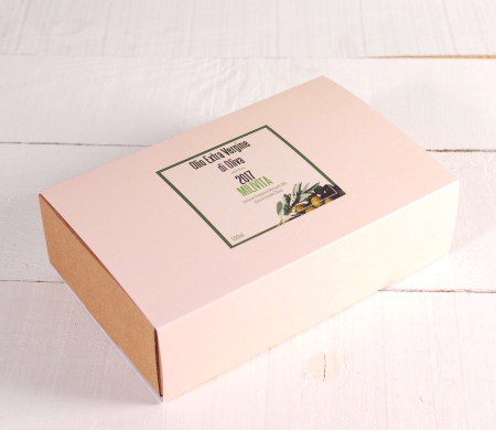 Boîte personnalisable avec bandeau pour envois postaux