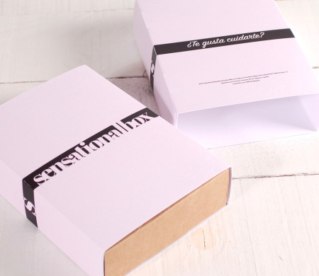 Scatola con fascia personalizzabile minimal Scatola con fascia personalizzabile minimal