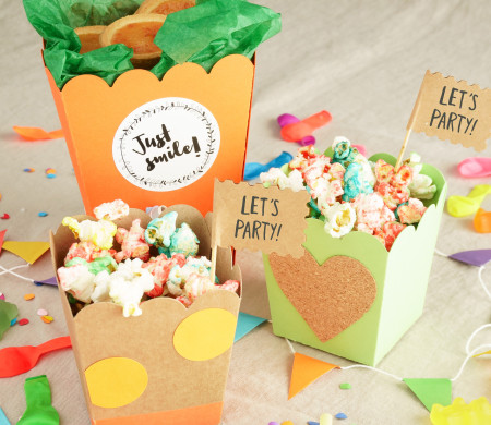 Box for popcorn