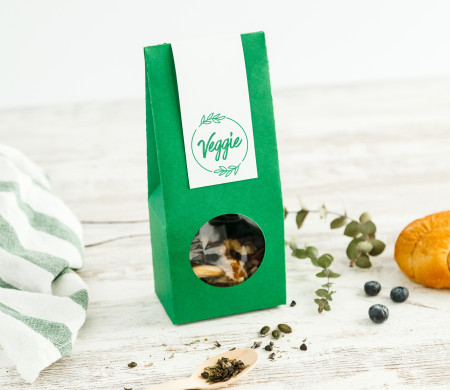 Boîte pour aliments avec fenêtre
