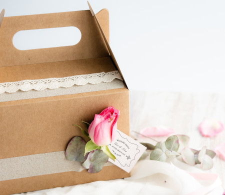 Boîte picnic mariage | Cadeaux invités
