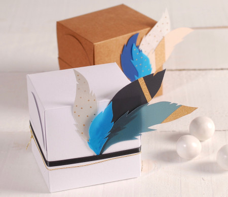 Quadratische Geschenkbox...