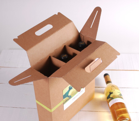 3er-Pack für Wein mit Dekoration