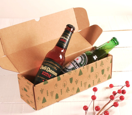 Verlängerte Weihnachtsbox Dekoration | SelfPackaging