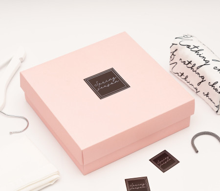 Caja forrada Marie Kondo Caja forrada Marie Kondo