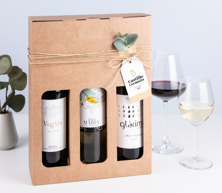Boîte pour bouteilles de vins