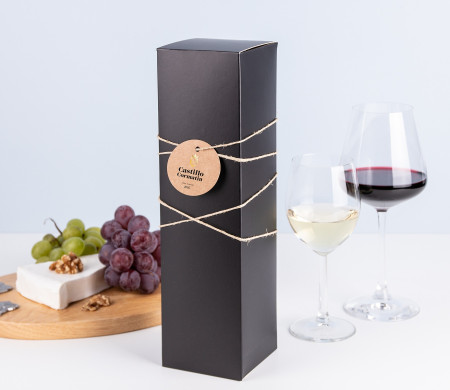 caja de vino negro mate caja de vino negro mate
