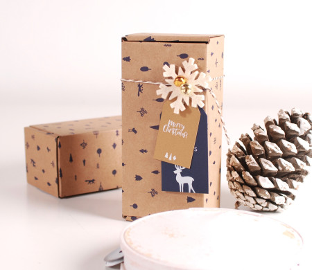 Boîte pour parfum de Noël