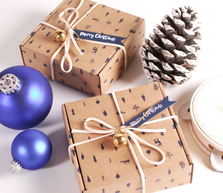 Secret Santa Christmas gift box
