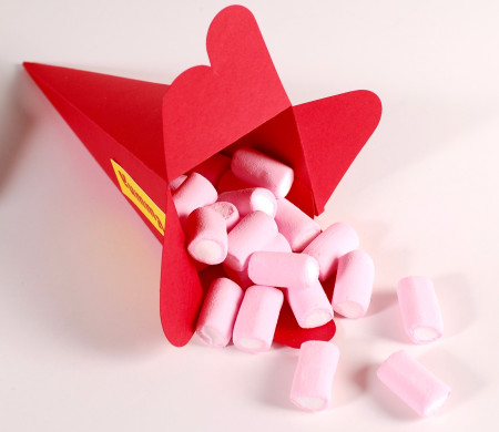 Konische Schachtel für Bonbons