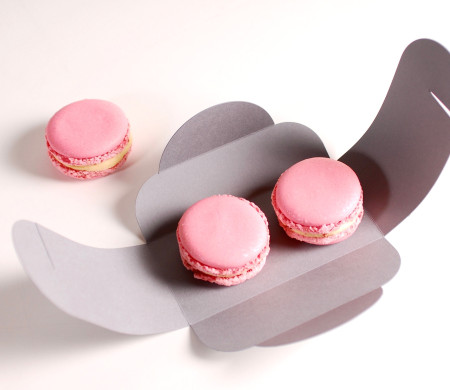 caja para dos macarons decorada caja para dos macarons decorada