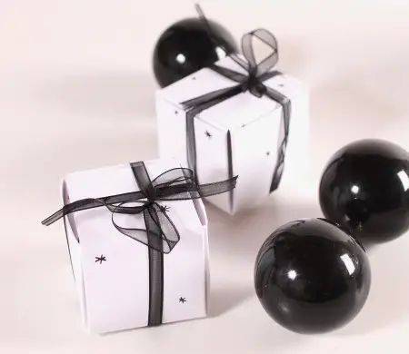 Caja navideña para regalar...