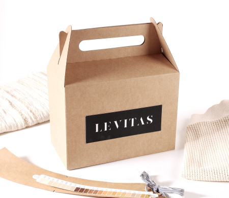 Boîte à pique-nique pour vêtements en carton kraft