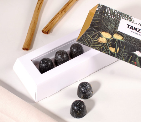 Boîte allongée pour chocolats