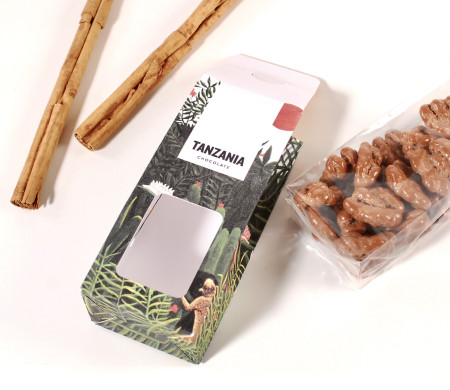 Box for chocolates with window