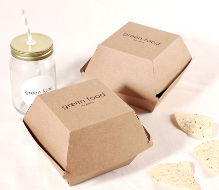 Caja hamburguesa kraft Caja hamburguesa kraft