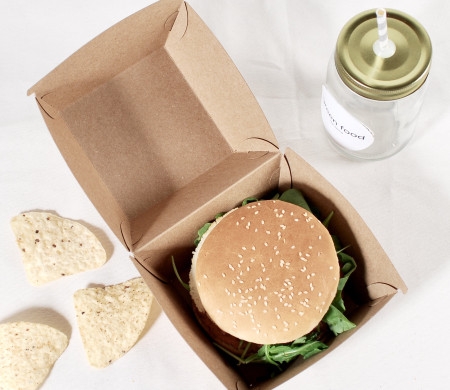 Caja hamburguesa kraft Caja hamburguesa kraft