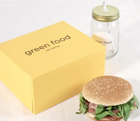 Caja alimentación take away