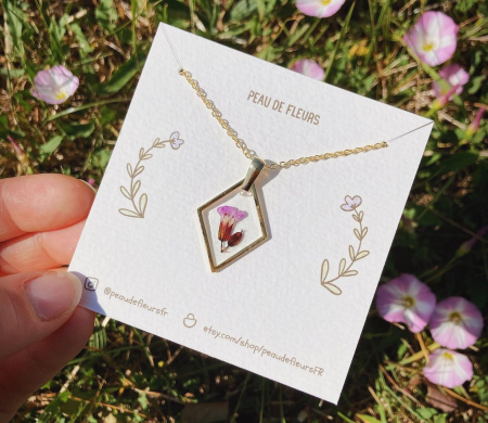 Flat box for necklaces Flat box for necklaces