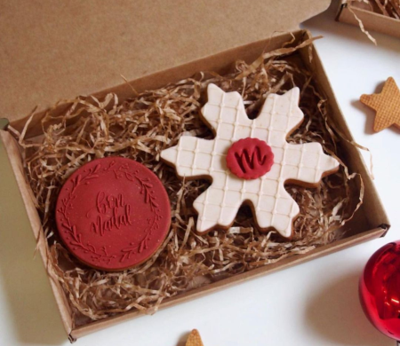 Caja de envío de cartón para galletas caseras Caja de envío de cartón para galletas caseras