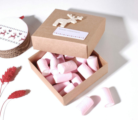 Square Box With Lid And Base For Chri... - SelfPackaging