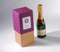 Vertical gift box with lid 