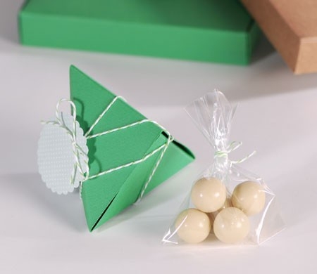 Triangular gift box for chocolates