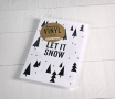 Christmas wall sticker "Let it snow"