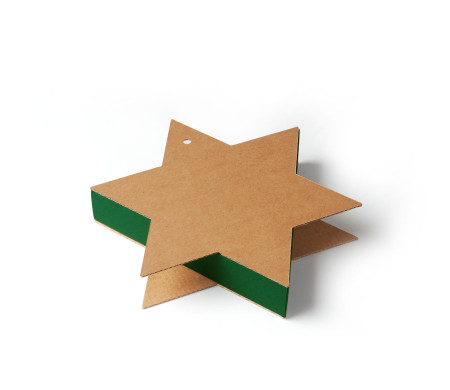 Caja Regalo en Forma de Estrella Ideal para Navidad