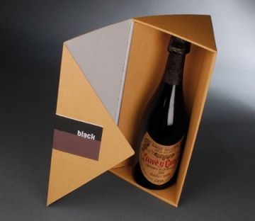 Caja de cartón para vino