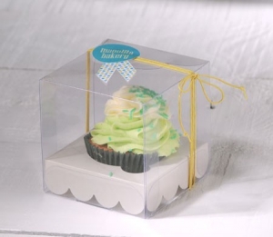 Scatolina trasparente per cupcake