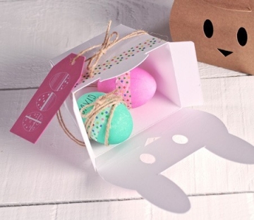 Caja para huevos de Pascua decorados