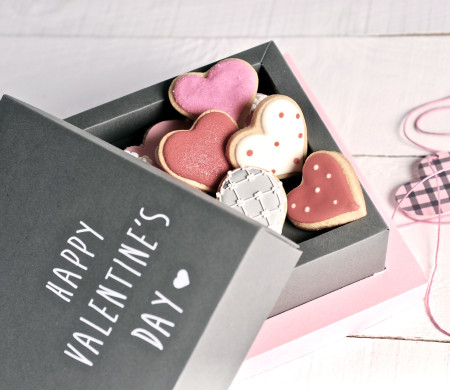 Boîte de Saint Valentin Imprimée