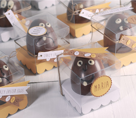 Caja Transparente para Huevos de Pascua Caja Transparente para Huevos de Pascua