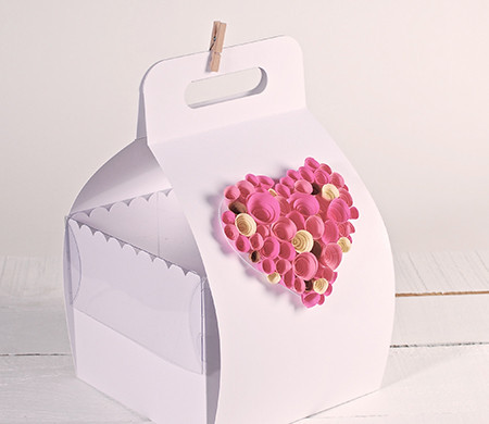 Caja con Asa para Pasteles Caja con Asa para Pasteles