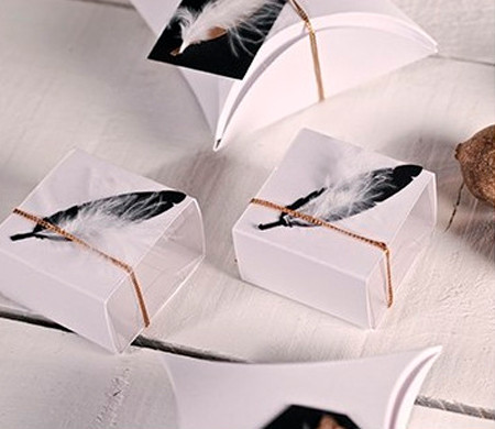 Boîtes pour Un Macaron Des cadeaux Pour Des Invités!