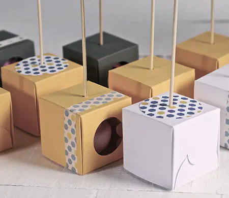 Caja para un cake pop