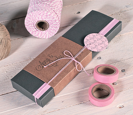 Rectangular wedding favour...
