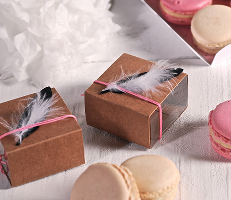 Single macaron boxes Single macaron boxes