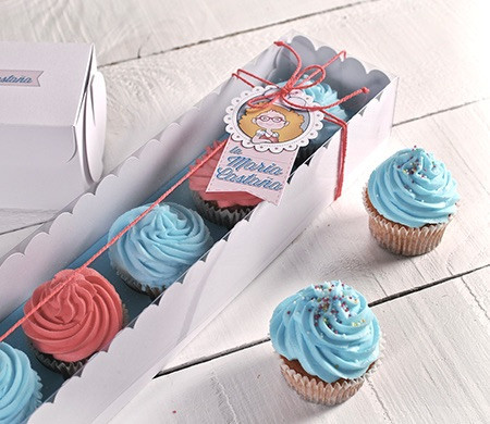 Boîtes Rectangulaires pour Cupcakes | Packaging Pâtisserie