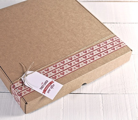 Flat shipping boxes
