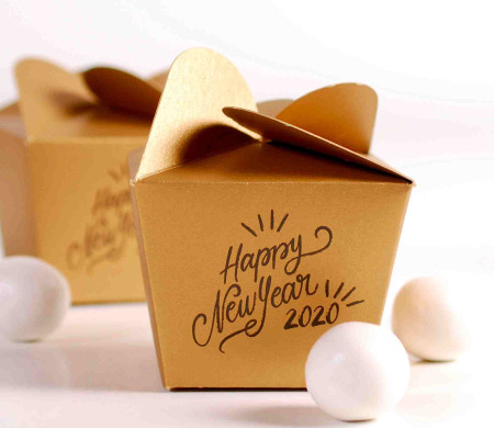 Boîte cadeau réveillon